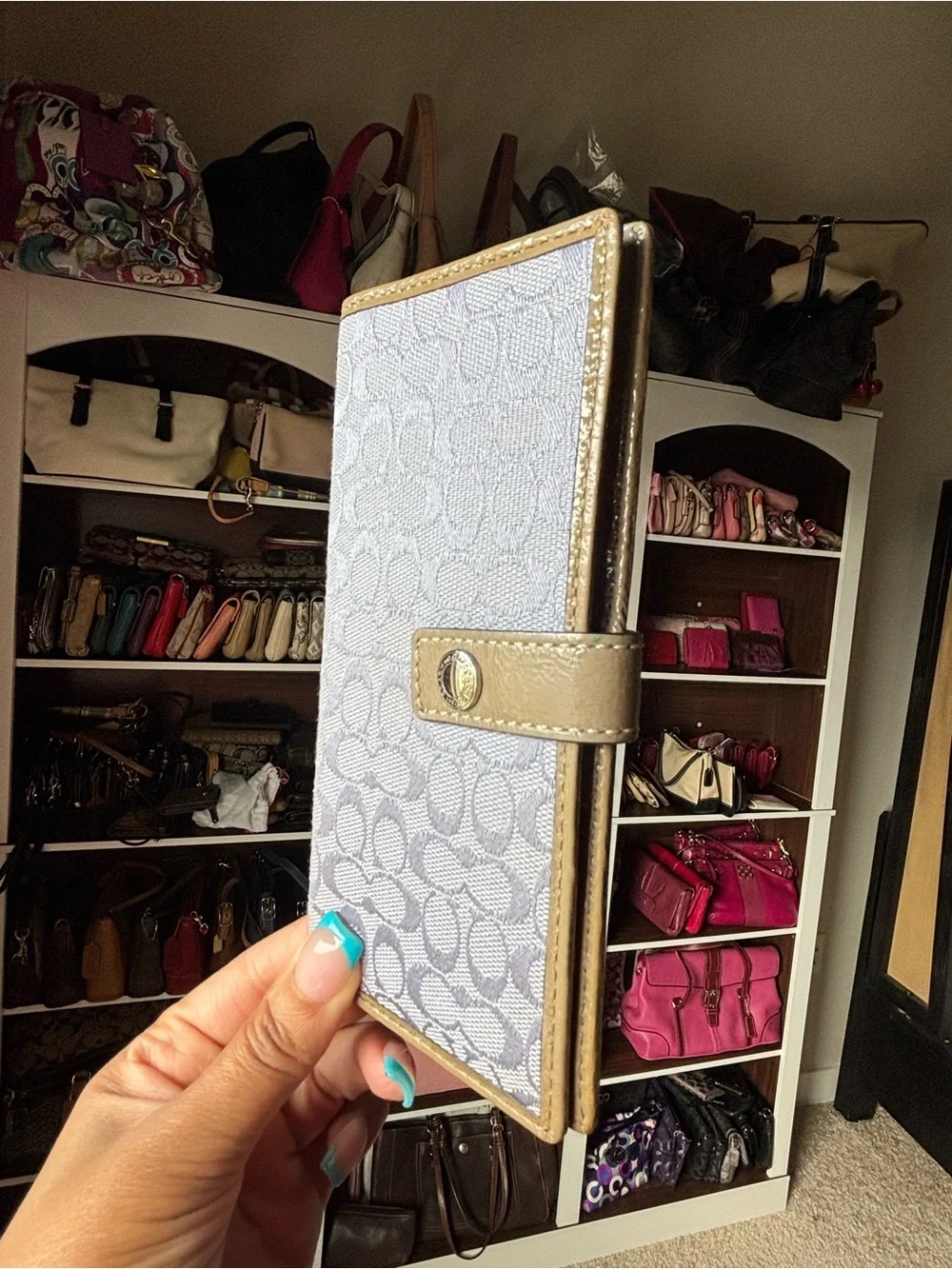 🪪💜🩶 COACH Signature Slim Envelope Wallet 🩶💜🪪